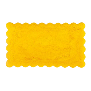 Planche à découper artisanale de luxe en résine époxy rose pâle avec bords ondulés pour maison moderne, hôtel et restaurant - Product Image 1