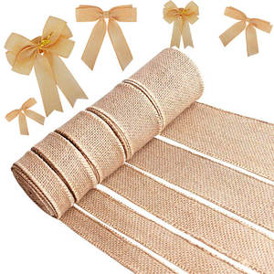 Rollo de Cinta de Yute Ecológica al por Mayor, Cinta Decorativa de Fibra Natural Duradera para Manualidades, Embalaje, Bolsas y Decoración para Niñas - Product Image 6