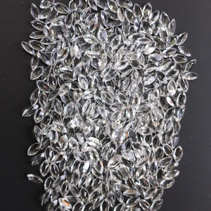 Topacio blanco natural de 6x3 mm, corte marquesa, piedra preciosa suelta de la mejor calidad para la fabricación de joyas. - Product Image 3