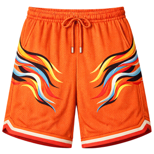 Summer <b>Mesh</b> Gym Shorts Men Trendy Casual Workout Training Running Fitness Lightweight Quick Dry Elastic Waist <b>Pants</b> - Product Image 1