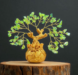 Arbre Bonsaï Feng Shui en Cristal de Quartz Rose Fait Main en Gros pour la Guérison, l'Équilibrage des Chakras et la Méditation - Product Image 6