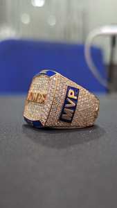 แหวนฮิปฮอปชุบโรเดียมประดับโมอิสซาไนต์สังเคราะห์ขายดีที่สุดสำหรับทุกเพศ เครื่องประดับระยิบระยับสำหรับแฟชั่นและงานพิเศษ - Product Image 3