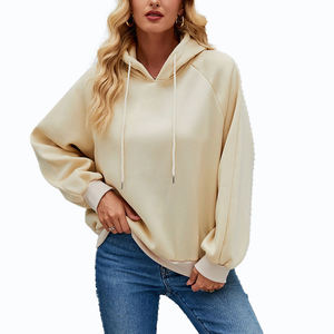 Women's Hoodies & Sweatshirts Hooded Loose Solid Color Sweatsuit Long Sleeve Pullover Casual Sports Hoodie Casual Clothing - Product Image 1