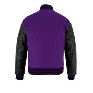 Chaqueta para hombre, chaqueta de exterior de alta calidad para hombre, chaqueta de béisbol personalizada OEM, chaqueta varsity de nuevo diseño para hombre - Product Image 5