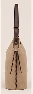 Sac fourre-tout vintage en cuir véritable beige de qualité supérieure, style japonais, pour femme, élégant sac à bandoulière, OEM ODM, marque privée - Product Image 5