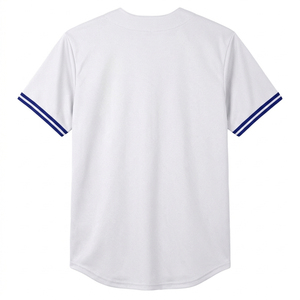เสื้อเบสบอลตาข่ายระบายอากาศสั่งทำขายส่งสำหรับผู้ชาย แบบเรียบ แห้งเร็ว สำหรับทีม ซับลิเมชั่น ชุดกีฬาประสิทธิภาพสูง แขนสั้น - Product Image 3