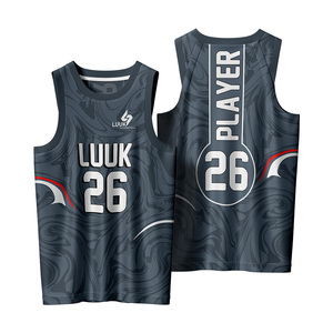 Conjunto de Camiseta y Pantalones Cortos de Baloncesto LUUK 2026, Sublimados, Transpirables, Unisex, para Todas las Temporadas - Product Image 3