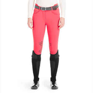Pantalones de equitación de cintura alta para mujer, largos, de punto, de nailon y elastano, elásticos en cuatro direcciones, de color liso con bolsillos 2026 - Product Image 2