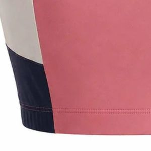 <b>Pink</b> and Navy Blue Women's Scoop Neck Sports Bra Sleeveless Color Block <b>Crop</b> <b>Top</b> Fitted Activewear Gym Workout Fitness Yoga - Product Image 5