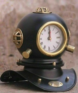 Casque nautique complet de plongée sous-Marine, modèles Vintage Divers, décoration d'horloge - Product Image 4