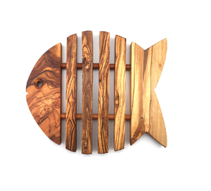 Wood <b>Trivet</b> For Table Mats And Hot Pot Fish Shape Mat Decorative <b>Kitchen</b> Accessory Wooden <b>Trivets</b> Hot Sale - Product Image 1