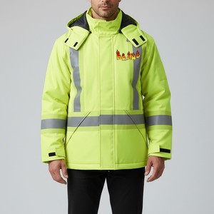 Wholesale Reflective Safety <b>Jacket</b> Waterproof High Visibility Workwear <b>Jacket</b> For Construction <b>Workers</b> - Product Image 1