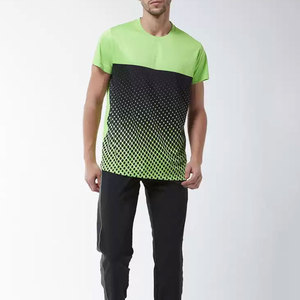 Camiseta Casual de Corte Regular para Hombre, Tejida, con Patrón, para Uso en Exteriores, Cuello Redondo, Ecológica, de Secado Rápido, Transpirable, 220g, Hecha a Medida, Nueva Colección 2026 - Product Image 4