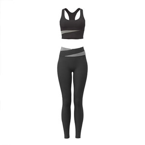 Vêtements de sport pour yoga, ensembles de yoga lavables, vêtements de sport pour femmes, haute visibilité, prix bas, prix raisonnable, prix d'usine, ensembles de yoga pour femmes - Product Image 1