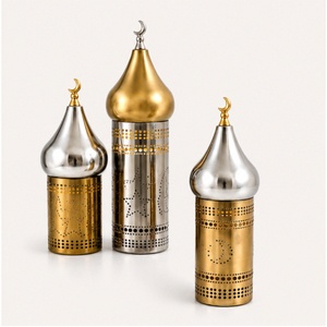 Wholesale Metal Ramadan <b>Decorations</b> Minaret Set Stainless Steel Islamic Eid Mubarak <b>Table</b> <b>Top</b> Ornaments Home Decor Best Price - Product Image 5