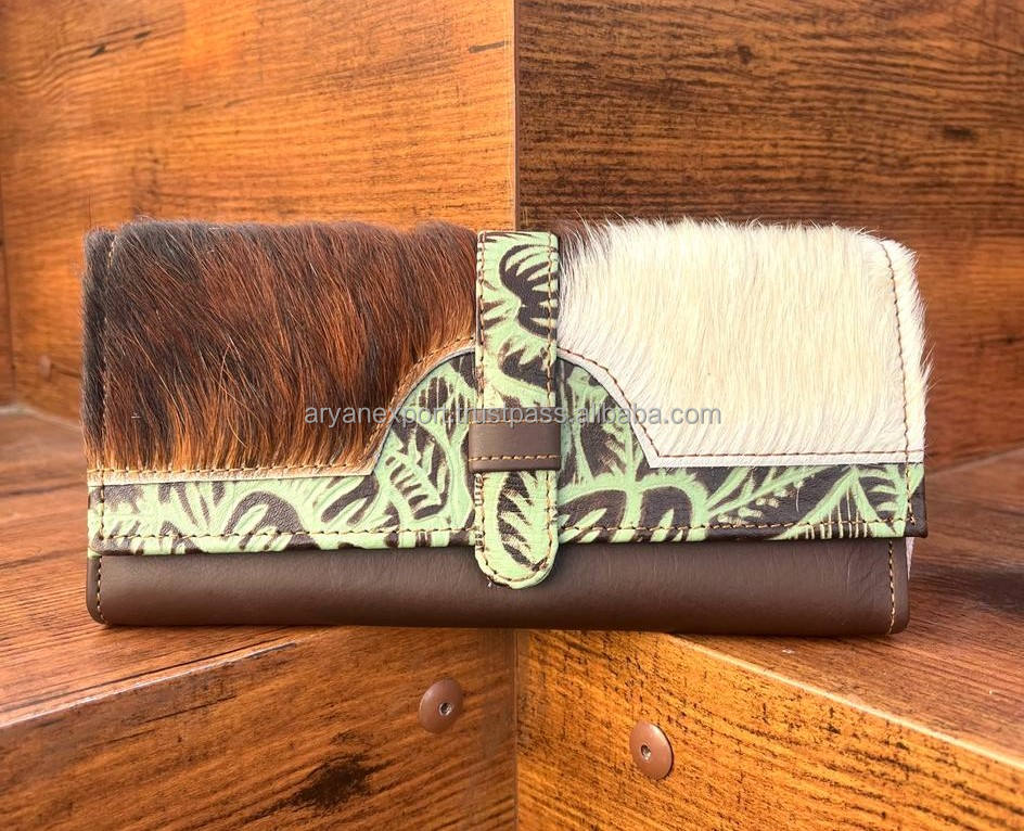 Brown With Turquoise Print