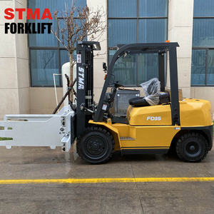 100% על-זמן משלוח הגנה מלגזה קיבולת <span class=keywords><strong>3500kg</strong></span> 3.5 t 3.5 טון דיזל מלגזת מכונת בייל מהדק קובץ מצורף - Product Image 4