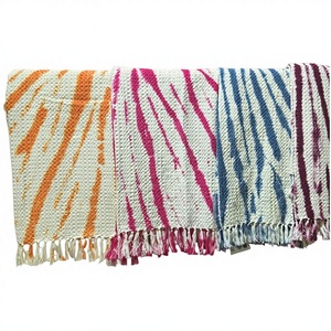 Striped 100% Cotton Woven Peshtemal <b>Beach</b> <b>Towel</b>-Eco-Friendly Quick-Dry & Disposable - Product Image 1