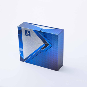 Boîte de papier à fermeture magnétique de luxe avec doublure en éponge à revêtement UV de stratification mate pour l'impression offset de cadeaux de qualité supérieure - Product Image 4