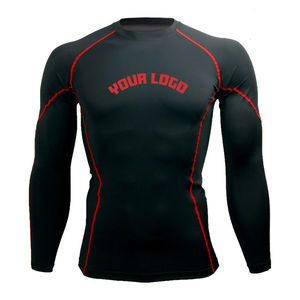 Camiseta de compresión Dry-Fit de manga larga para adultos, sin Gi, para MMA, BJJ, Grappling, Artes Marciales, 240g, personalizable - Product Image 5