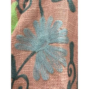 Veste courte brodée en coton TNT Suzani bohème, coupe-vent, respirante, écologique, motif floral, cadeau automne/hiver pour elle - Product Image 4