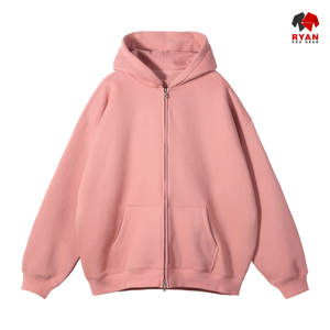 Sweat à capuche pour homme Ryan Pro Gear avec logo personnalisé sur le devant, fermeture éclair, respirant, coupe régulière, hiver, design ODM OEM - Product Image 6