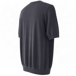 T-shirts décontractés en coton pour hommes, personnalisés, teints en fil, anti-plis, avec impression de logo, OEM ODM, marque privée, vente en gros - Product Image 4