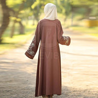 Nouvelle Arrivée : Abaya Élégante pour Femme, Longue, Manches Longues, Tenue Islamique Moderne, Usage Quotidien
