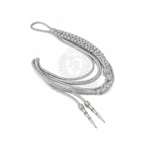 Aiguillettes personalizadas con elegante diseño tejido para ropa formal y uniformes profesionales. - Product Image 5