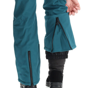 Conjunto de Chaqueta y Pantalones de Esquí para Mujer, Color Verde Azulado, Impermeable 10,000mm, Acolchado, con Capucha, para Invierno, Poliéster/Nailon - Product Image 3