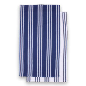 Paño de Cocina de Algodón 100% Certificado GOTS, Diseño a Rayas y Cuadros, Suave, Cómodo, de Secado Rápido, Ecológico, Multiusos - Product Image 1