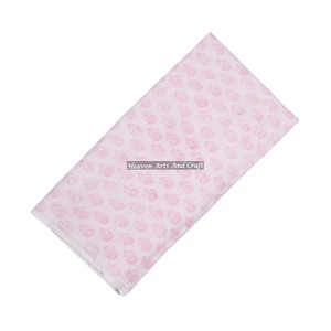 100% telas de algodón estampadas a mano con diseño étnico indio puro para vestidos, camisas, bolsos, ropa estampada a mano, telas para correr - Product Image 1