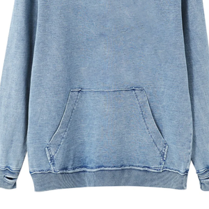 2026 Custom Made Zeta <b>Grey</b> Denim <b>Sweatshirt</b> Crewneck Pullover Unisex Sorority & Fraternity Wear Factory Direct Supply OEM/ODM - Product Image 5