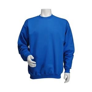 Custom Heavyweight Crewneck Sweatshirt Black 100% Cotton Fleece <b>Pullover</b> Blank Plain <b>Men</b> Women Unisex Classic Fit OEM Bulk - Product Image 2