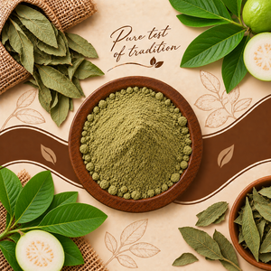 Polvo de Hoja de Guayaba Seca, Suplemento Herbal, Polvo Verde Fino para Té, Bebidas y Fórmulas Alimenticias - Product Image 1