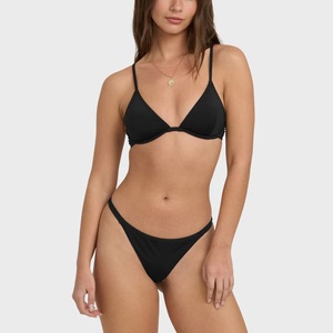 Women Custom Eco-Friendly Quick Dry Spandex/Nylon Designer Thong Bikini Set Slider Triangle Bikini <b>Top</b> <b>String</b> Bikinis 2-Piece - Product Image 5