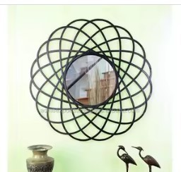 Superbe décoration murale Sunburst en métal pour salon chambre jardin extérieur patio pièce d'accent - Product Image 2