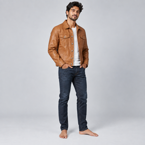 Men <b>leather</b> <b>jackets</b> combining classic craftsmanship premium materials stylish design comfortable fitting and <b>long</b> lasting - Product Image 4