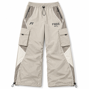 Pantalones cargo de cintura baja con cordón para mujer, pantalones deportivos holgados de nailon, pantalones cortavientos tipo paracaídas, pantalones para hombre - Product Image 5