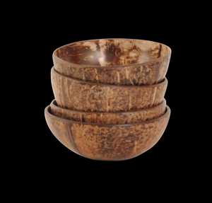 Bol en coquille de noix de coco naturelle, écologique, pour salade de fruits, nouilles, riz, décoration artisanale, bol en coquille de noix de coco du Vietnam - Product Image 3