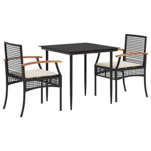 Set da Pranzo da Giardino Bianco Crema - Product Image 2