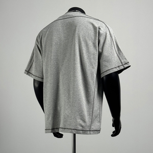 T-shirt décontracté uni pour homme, couleur personnalisée, avec options de couleurs Pantone - Product Image 3