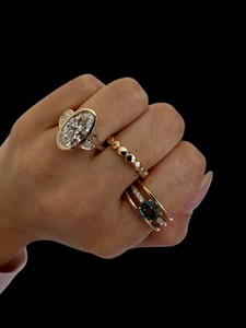 Anillo de Oro Sólido con Zafiro Natural de Montana de 1.32 Ct y Halo de Diamantes, Joyería Fina, Regalo para Ella, Anillo de Diamantes con Zafiro de Montana de 1.32 Ct - Product Image 5