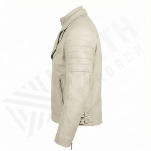 Veste de moto en cuir véritable pour homme de qualité supérieure, nouvelle arrivée, vestes de moto d'hiver, protections amovibles, personnalisables - Product Image 3