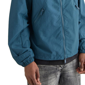 Windbreaker <b>Jacket</b> Hooded <b>Zip</b> <b>Up</b> Streetwear Training Outerwear High Quality Wholesale Custom Supplier - Product Image 5