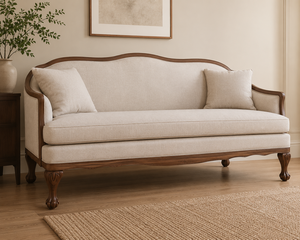Patas de Sofá de Madera Maciza de Caucho Estilo Queen Anne, Patas de Muebles Clásicas en Forma de S, Patas de Repuesto Resistentes para Sofá, Silla, Gabinete, Otomana - Product Image 3