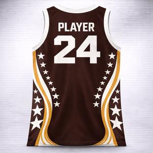Maillots de basketball personnalisés OEM tendance pour hommes – Été, séchage rapide, anti-humidité, respirants, col en V, sans manches - Product Image 3