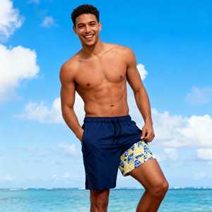 Professional <b>Trunks</b> ShortBest Sale Summer Floral <b>Men's</b> Customized Adults <b>Men</b> Solid Sublimation Printed Swimwear Boxer - Product Image 5