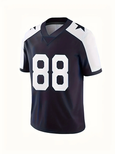 Maillot de football américain brodé et cousu, uniforme surdimensionné respirant, uniforme de football américain - Product Image 2
