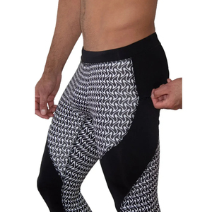 2026 New printed Casual Slim Fit Breathable Yoga Pants <b>Men</b> <b>Compression</b> Running Sports Fitness Leggings High Waist <b>Tight</b> Legging - Product Image 5
